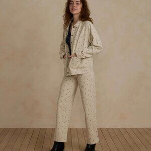 NWT - Rylee + Cru Straight Leg Pant | Blue Daisy